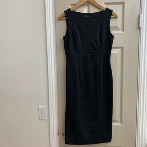 Banana Republic black career midi dress size 2